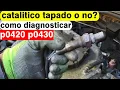 Do you know if the catalytic converter is clogged or restricted Code P0420 P0430 clogged catalyt