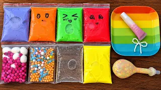Making Relaxing Slime with Satisfying Bags Relaxing