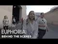 euphoria set tour with sydney sweeney - behind the scenes of season 1 HBO