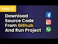 Part-2 Downloading The Project Source code from Github Flutter Firebase Social Media Application