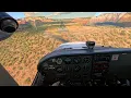 POV Cessna 172 Flight To BEAUTIFUL Sedona