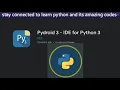 how to run PYTHON in Android phone PYDROID 3