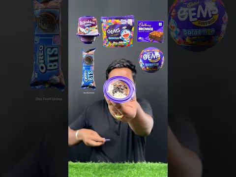 Eating Cadbury Chocolate ASMR | Gems Candy With Oreo Eating | So Tasty #shorts #shortvideo #asmr