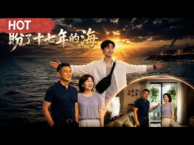 盼了十七年的海