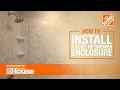 How to Install a Glue-Up Shower Enclosure The Home Depot with thisoldhouse
