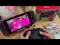 Splatoon2 2021 unboxing pro controller gameplay