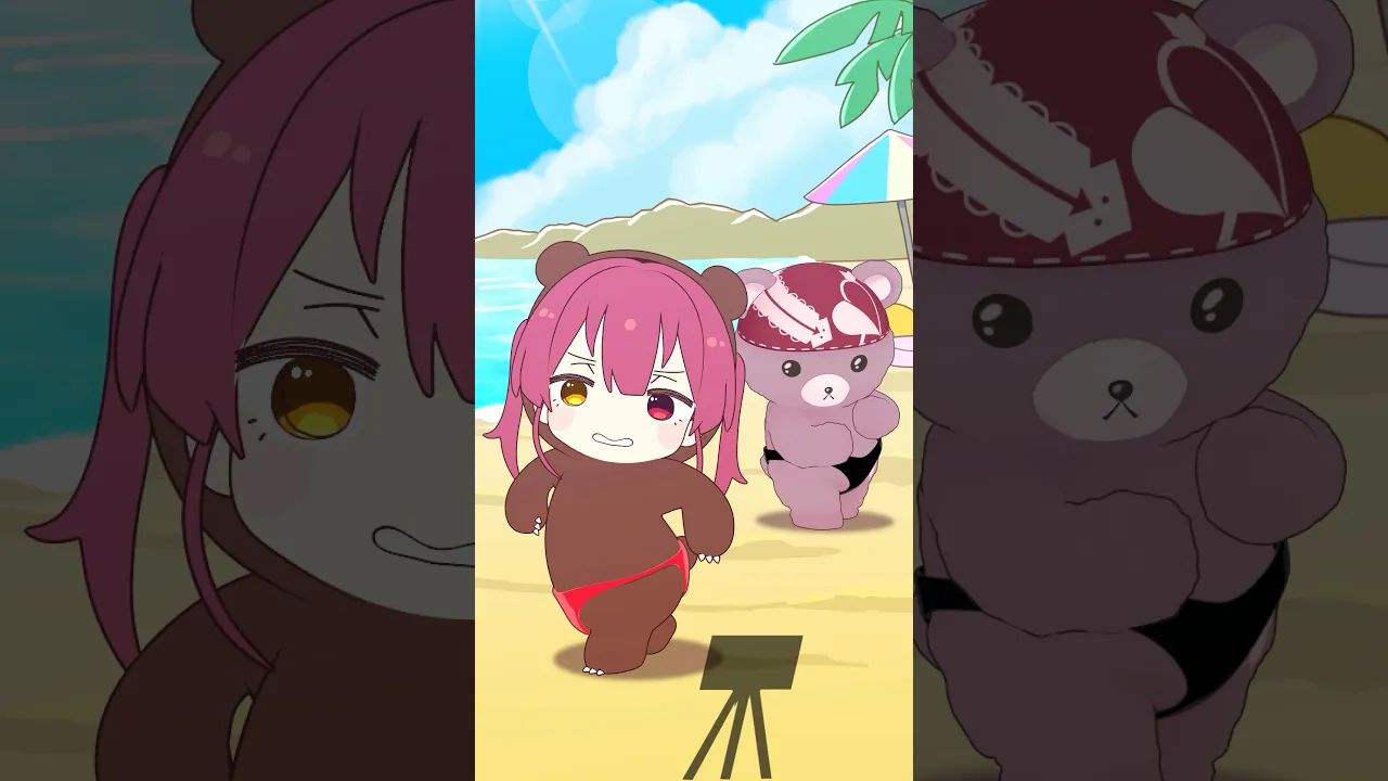 クマリンのクマッスル??カメラに向かってポーズ！#shorts #funnyvideo