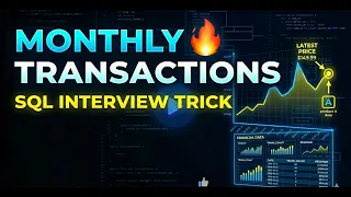 FAANG SQL Interview Question Monthly Transactions SQL Aggregation Trick