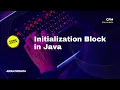 Initialization Block in Java