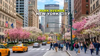 Walking Park Avenue from East 68th Street to MetLife Building NYC 4K Walking Tour