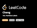 LeetCode 763 Partition Labels