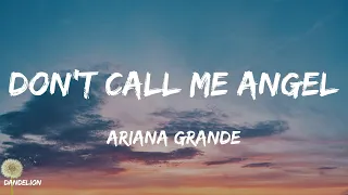 Download Don’t Call Me Angel - Ariana Grande (Lyrics) MP3