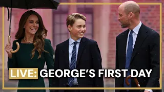 LIVE: Prince George's First Day At Eton
