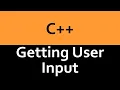 First C Simple Program adding CIN to get User Input