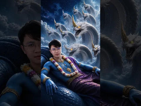 พระพลรามคืนร่างเป็นอนันตนาคราช