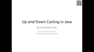Up-casting and Down-casting in Java Part-2