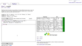 Map-1 mapAB Java Tutorial Codingbat com