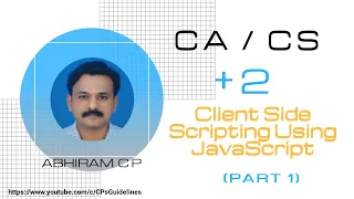 2 Computer Application Computer Science Client side scripting using Javascript Focus Area Topic
