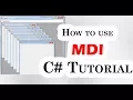 How To Use MDI C Tutorial Multiple Document Interface