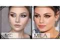 Mila Kunis Makeup Transformation