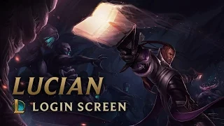 Lucian the Purifier Login Screen - League of Legends