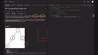 LeetCode 606 Construct String from Binary Tree Stack Complexity Explained Python