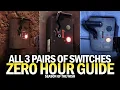 All 3 Pairs of Switches in Zero Hour Location Guide First Second Final Pair Destiny 2