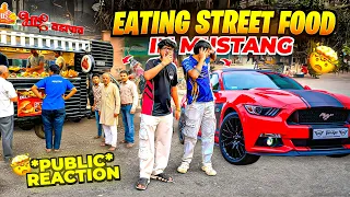 *SHOCKING PUBLIC REACTION * 😱| Eating Streetfood with TSG Army in Mustang 😍 - Jash Dhoka Vlogs