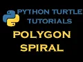 Python Turtle Tutorials 23 Draw a Polygon Spiral