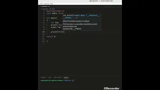 Multiplication table using function in c programming c programming in Linux day-21