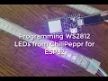Programming WS2812 LEDs from ChiliPeppr ESP32 Worksapce for Lua
