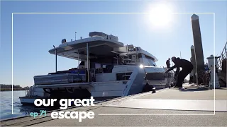 OUR GREAT ESCAPE//Sailing Away From Thunderbolt Marine-Episode 71