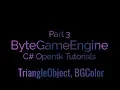 C OpenTK - Creating Game Engine Part 3