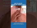 How To Locate Trigger Points In The Rhomboids