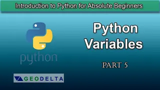 Lesson 5 - Variables in Python