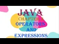 Operators and Expressions in Java