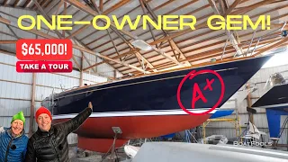 Is This The BEST Sailboat For The Money? Rare One-Owner GEM of a Tartan 37 for $65,000! Full Tour!