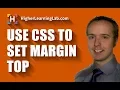 How To Use CSS Margin-Top