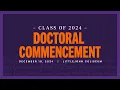 Clemson University Fall 2024 Doctoral Commencement