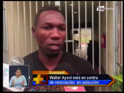 Walter Ayoví está en contra de renovación en selección