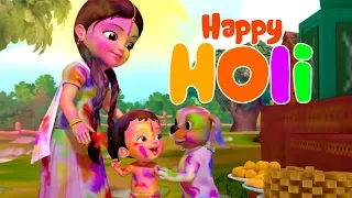 Download Rangbirangi Holi Song | Hindi Rhymes for Children | Infobells MP3