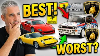 Ranking Italian Supercars (From Best to Worst!)