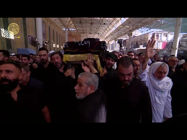 ⁣مراسم تشييع جثمان وكيل المرجعية الدينية العليا سماحة العلامة السيد فاضل الميلاني