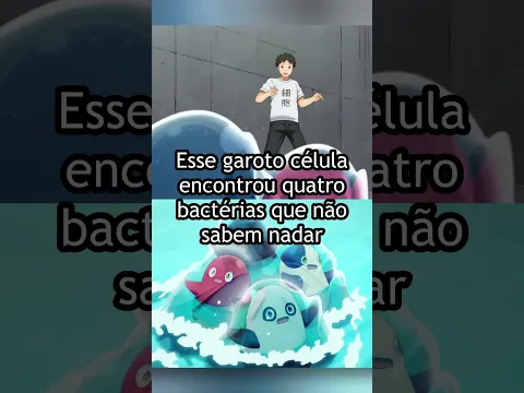 Esse garoto célula encontrou quatro bactérias que não sabem nadar