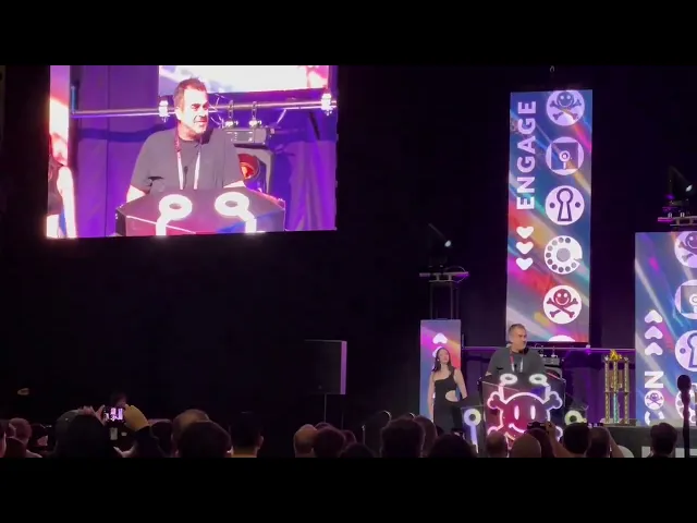 CrowdStrike accepting the PwnieAwards