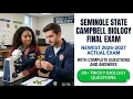 2026 Campbell Biology Final Exam Prep Seminole State Actual Test Questions and Answers