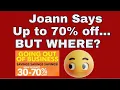 Joann Claims 70 Off Fabric Here s What I Actually Found
