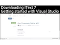 Downloading iText 7 and getting started Visual Studio