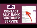 How to Contact Ally Bank Customer Service Support 2023