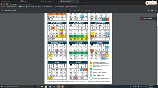 2010-2011 Broward County School Calendar